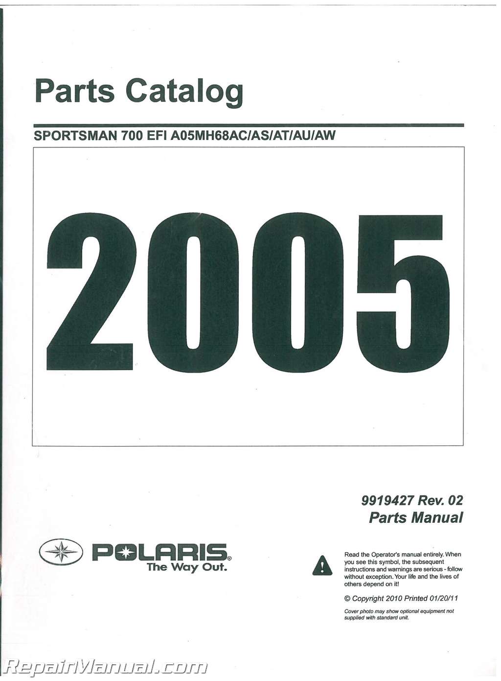 2005 Polaris Sportsman 700 Twin Efi