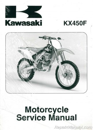 Ham selv resident mere og mere 2006-2008 Kawasaki KX450F Service Manual