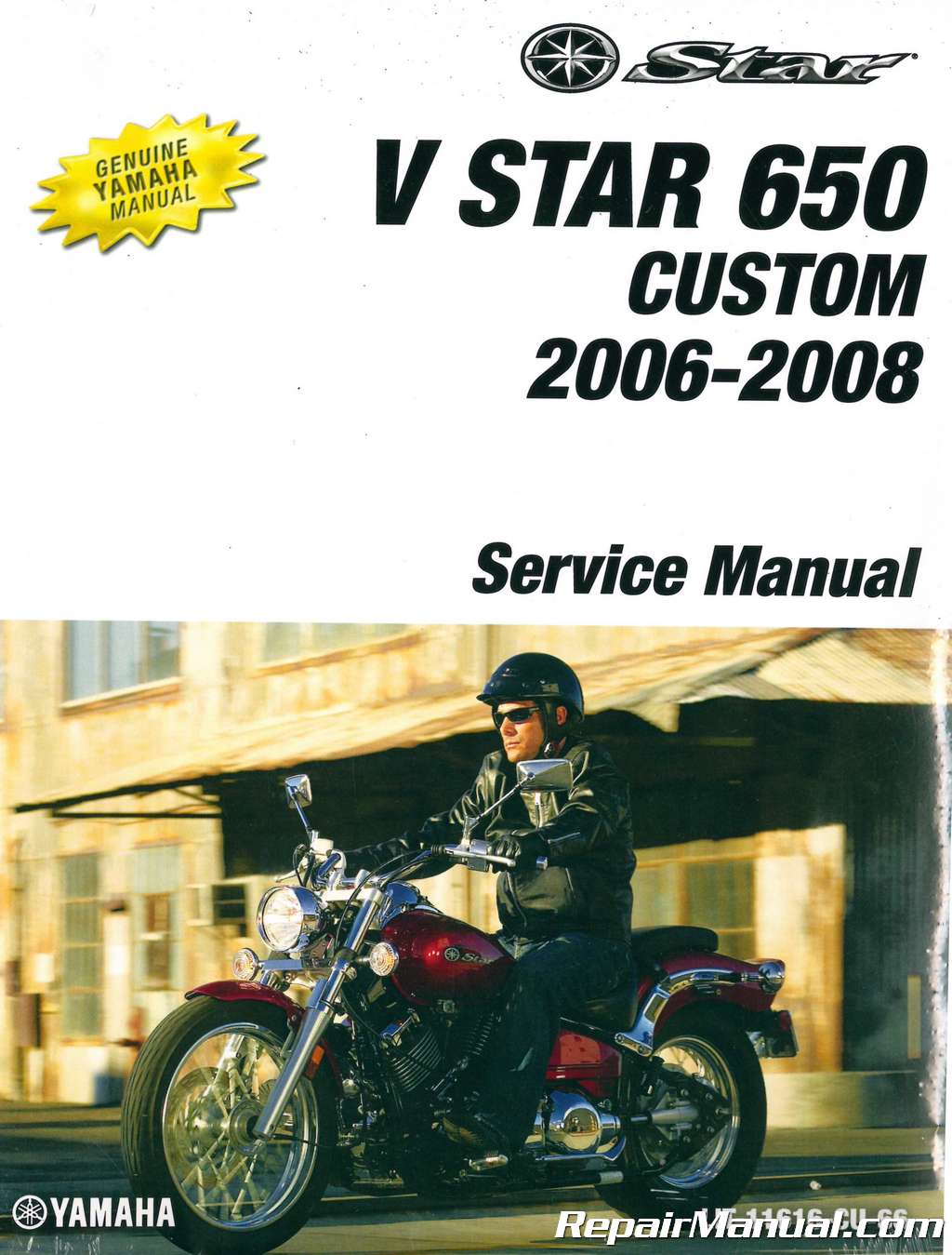 YAMAHA XVS650 V-STAR DRAG Owners Workshop Service Repair Parts Manual PDF on CDR
