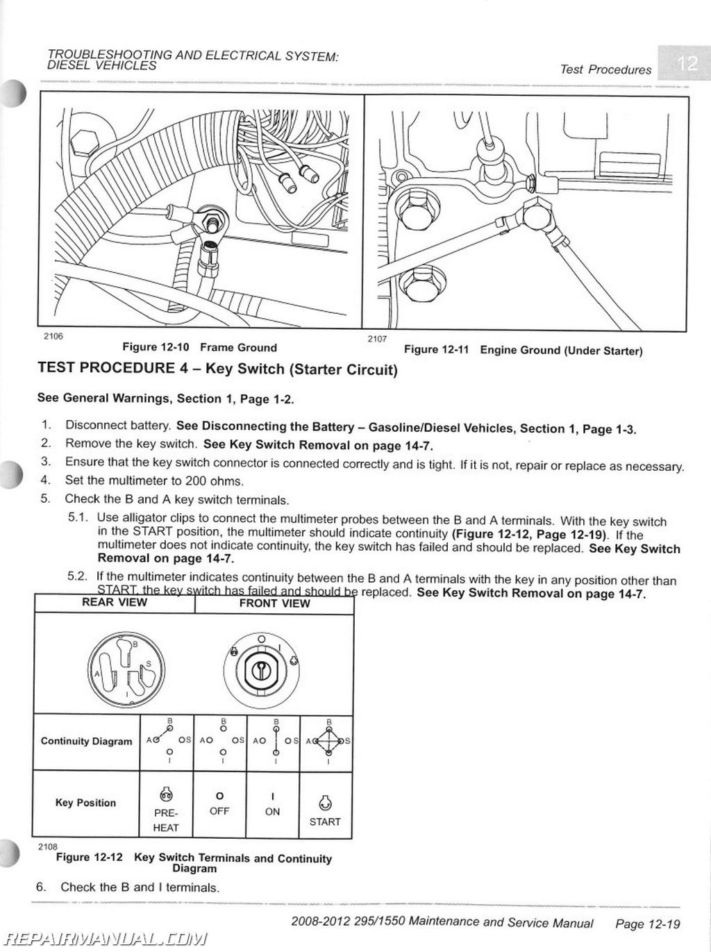 Gas Club Car Carryall 2 Wiring Diagram from www.repairmanual.com