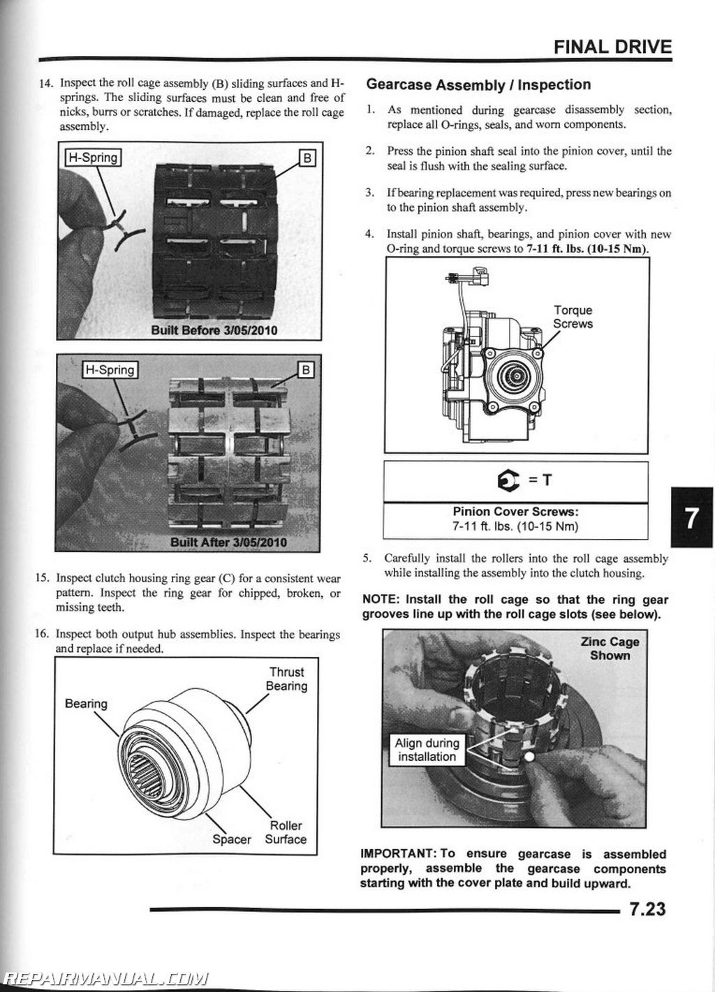 Service Manual for 2010 Polaris  Ranger RZR S
