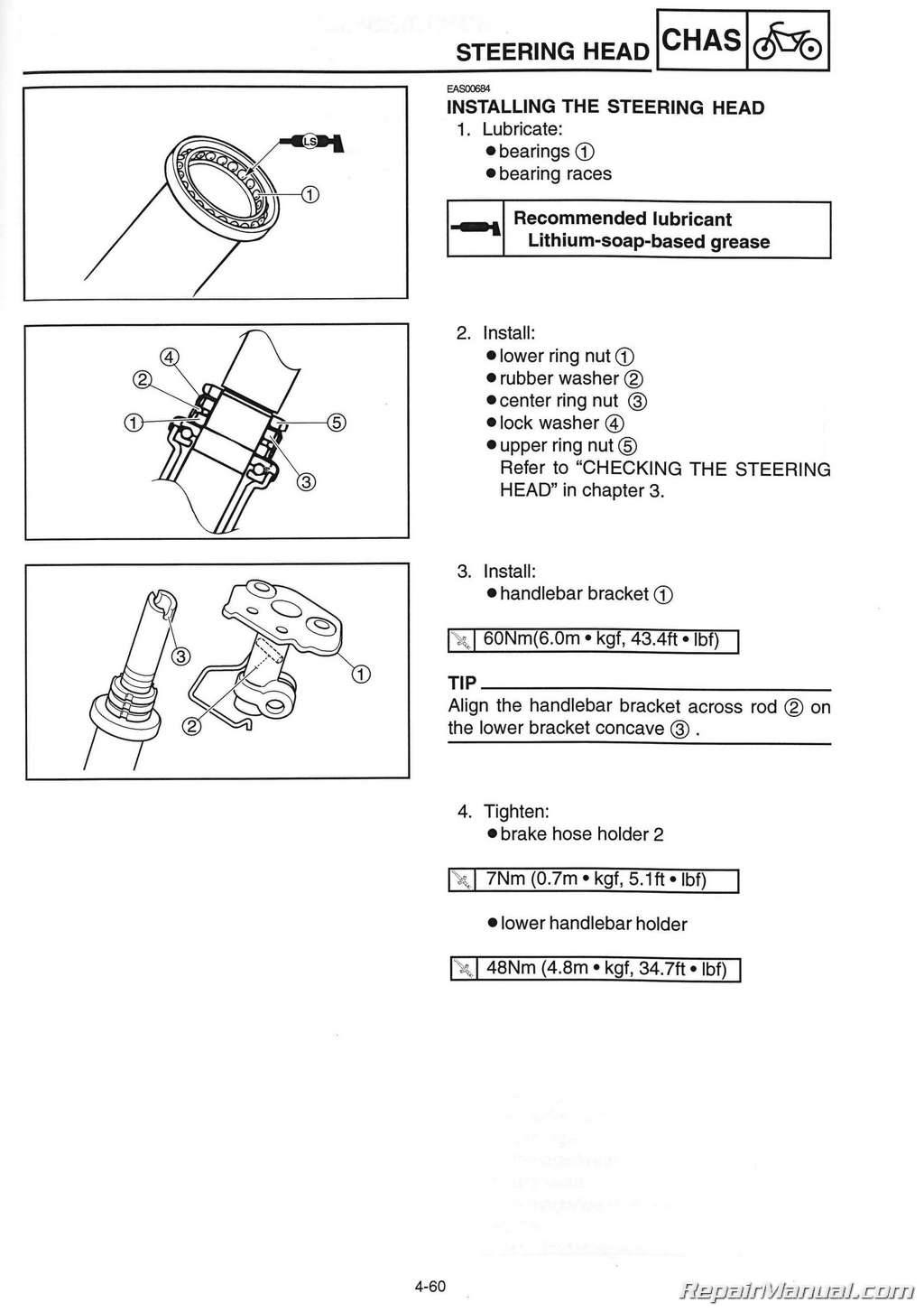 2009 – 2016 Yamaha YW125 Zuma 125 Scooter Service Manual