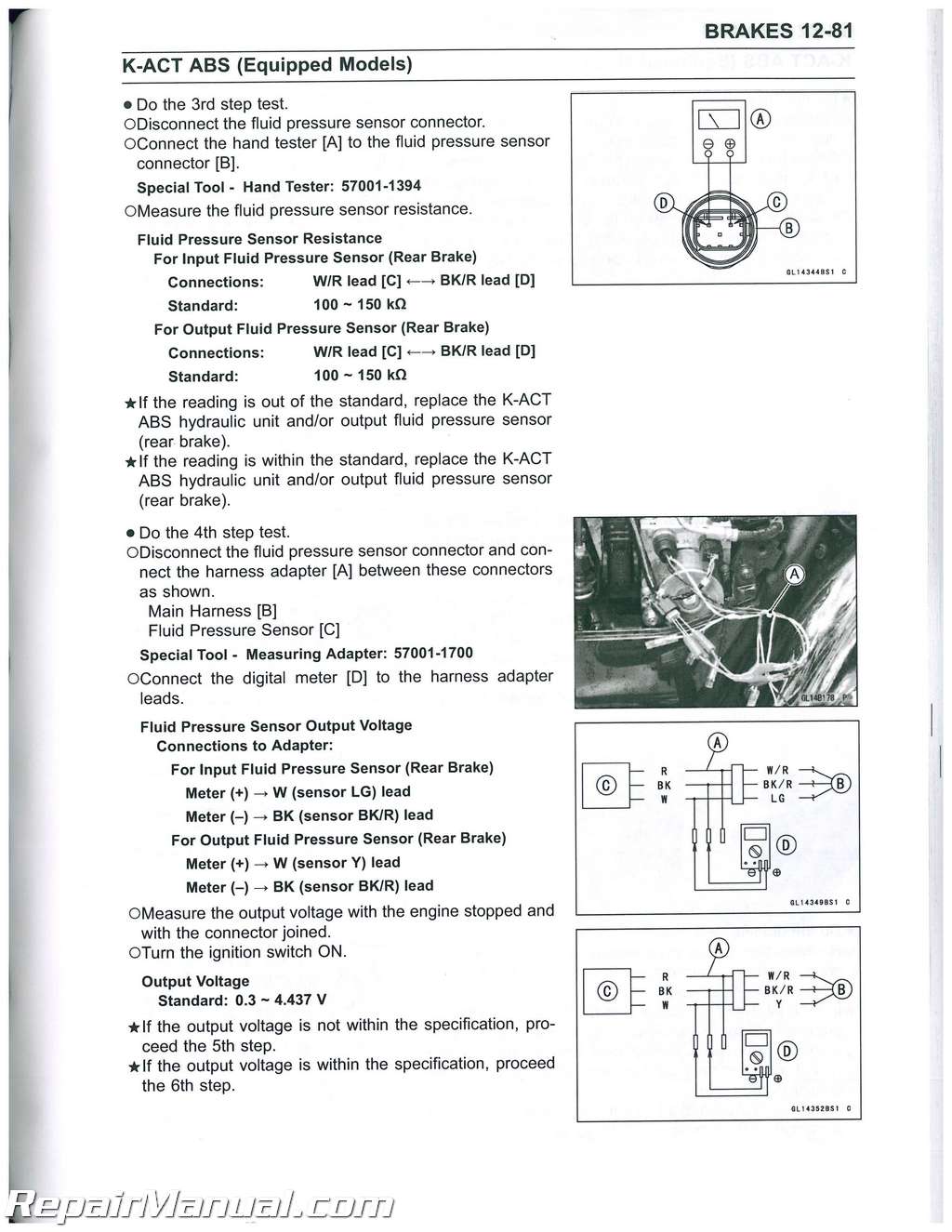 2009 Kawasaki VN1700A B Vulcan Voyager Voyager ABS Service Manual