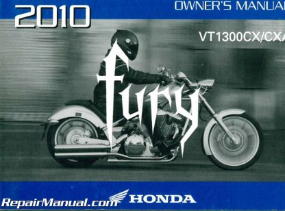 A/CE Honda 2010 VT1300CX/CXA Fury Owner Manual 10 