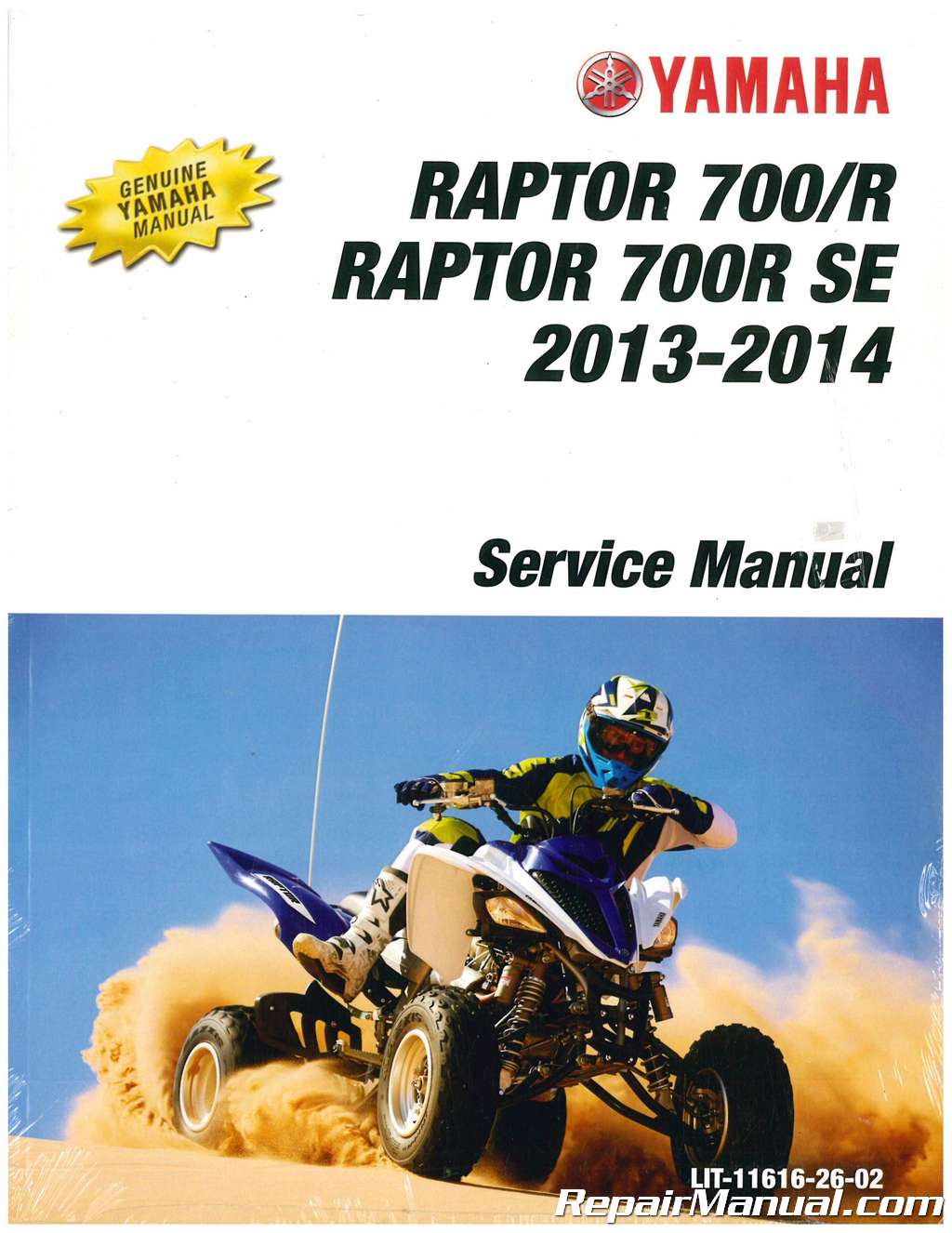 Yamaha Raptor 700 Service Repair Manual 