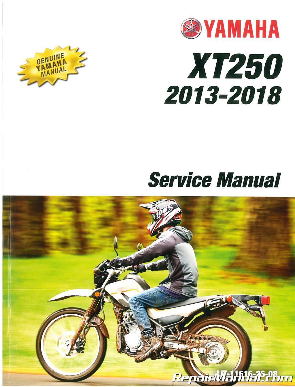 2013 – 2018 Yamaha XT250 Motorcycle Service Manual