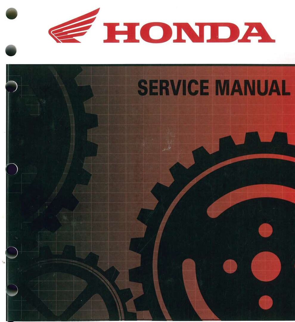Honda 2016 TRX 500 Service Manual