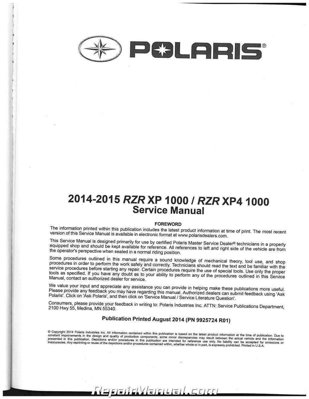 Digipro 1000s Service Manual