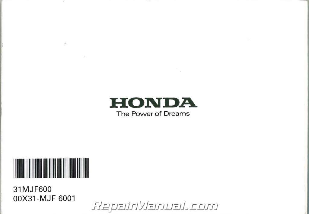 A/CE 31MJF600 Motorcycle Owners Manual 2014 Honda CTX700N/NA/ND 
