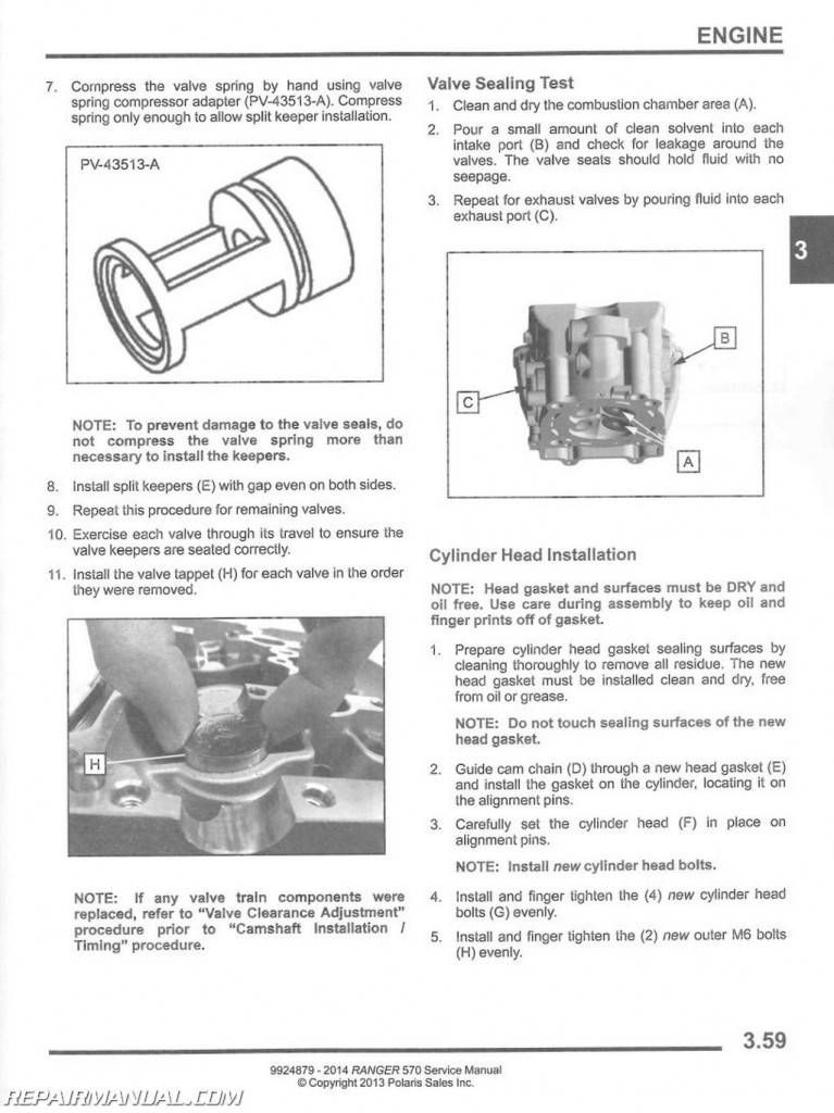 2014 Polaris Ranger 570 Side by Side Service Manual