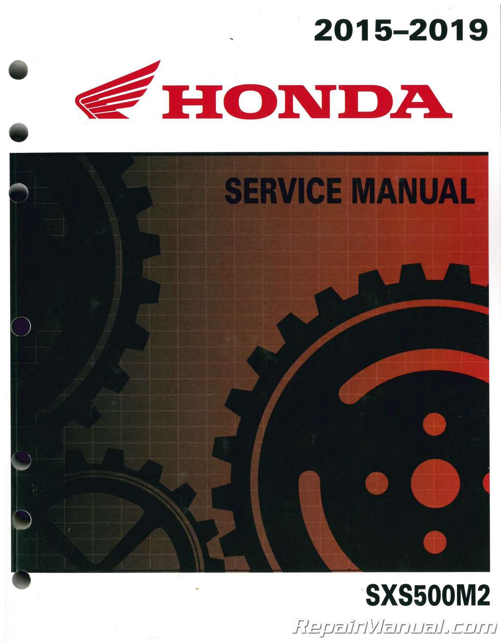 Honda 2015-2020 Pioneer 500 SXS500 OEM Repair Shop Service Manual 61HL505