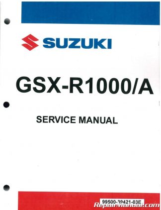 Suzuki GSX-S 1000 GSXS1000 GSXS Service Repair Maintenance Shop Manual 2017-2020