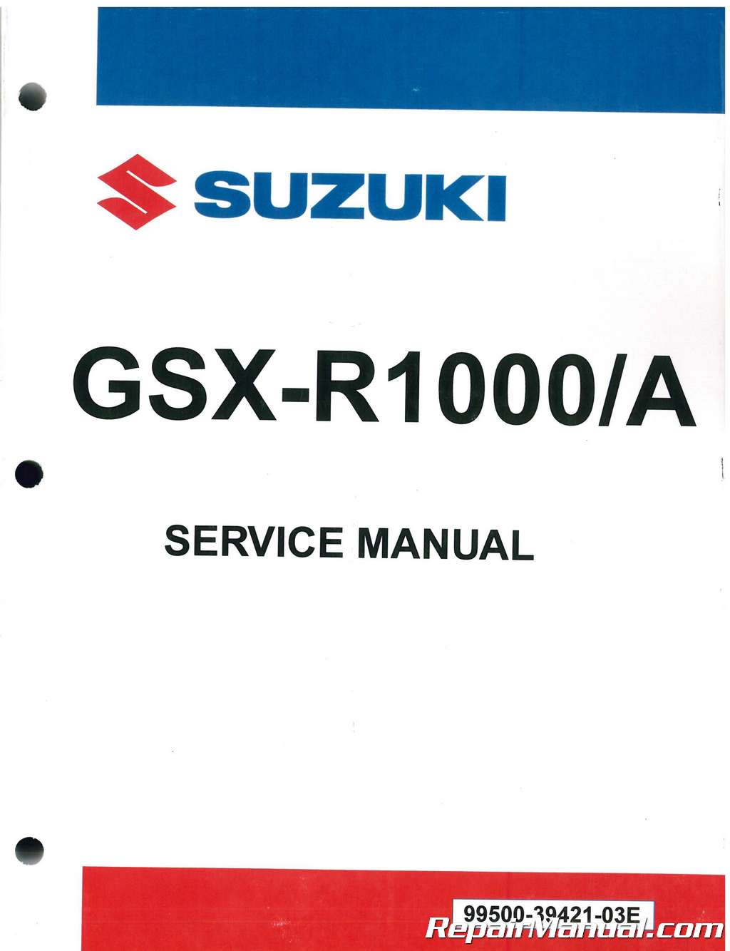 SUZUKI GSXR1000 GSXR 1000 REPAIR MANUAL 01-04 