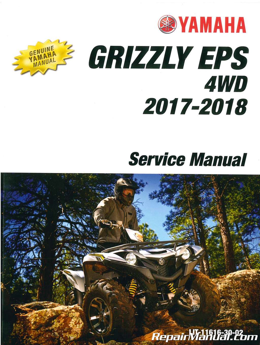 2017 2018 Yamaha  Grizzly  700 ATV  Service Manual