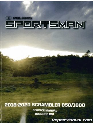 2018-2021 Polaris Sportsman 850 Sportsman 1000 OEM Service Manual 9850053