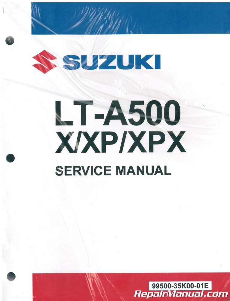2019 Suzuki LT-A500X/XP/XPS King Quad ATV Service Manual