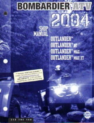 Official 2004 Bombardier Traxter-Quest Operators Manual