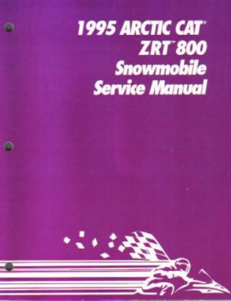 Official 1995 Arctic Cat ZRT800 Snowmobile Service Repair Manual