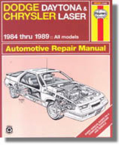 Haynes Daytona Chrysler Laser 1984-1989 Auto Repair Manual