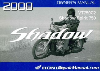 2008 Honda FSC600 Silver Wing Scooter Owners Manual 31MCT660 