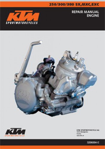1999 - 2003 KTM 250-380 SX MXC EXC Engine Manual