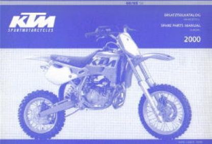 Official 2000 KTM 60 65SX Chassis Spare Parts Manual