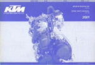 Official 2001 KTM 400 640 LC4-E Duke Adventure Engine Spare Parts Manual