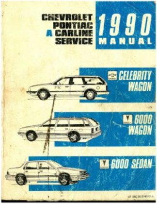 1990 Chevrolet Pontiac Service Manual Used