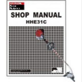 Official Honda HHE31C Stick Edger Shop Manual