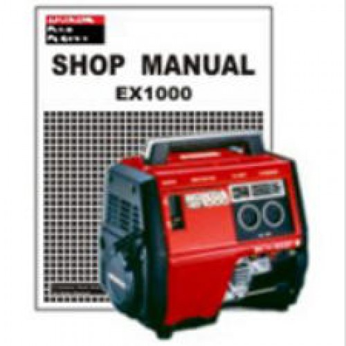 Honda Ex1000 Generator Shop Manual