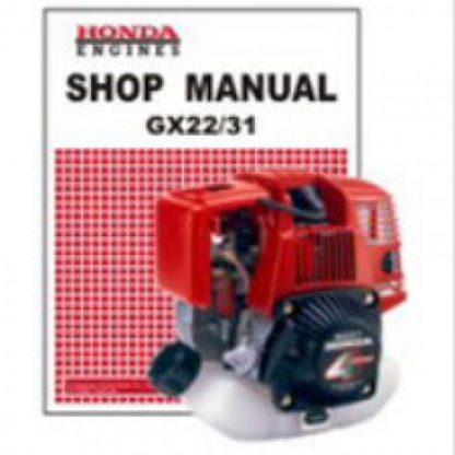 Official Honda GX22 And GX31 Engine Factory Shop Manual