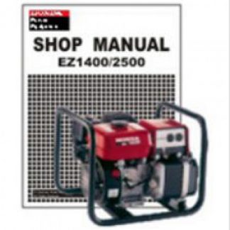 Official Honda EZ1400 And EZ2500 Generator Shop Manual
