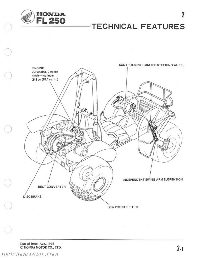 1977-1984 FL250 Honda Odyssey Service Manual