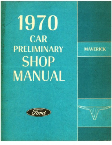 1970 Ford maverick owners manual