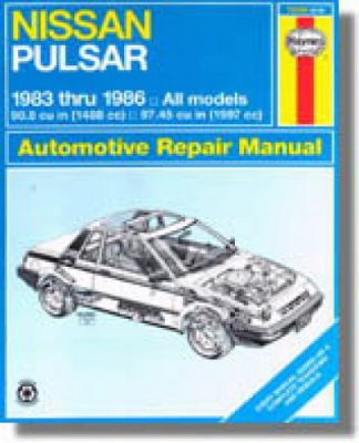Haynes Nissan Pulsar 1983-1986 Auto Repair Manual