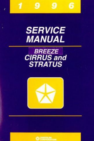 Breeze Cirrus and Stratus Service Manual 1996