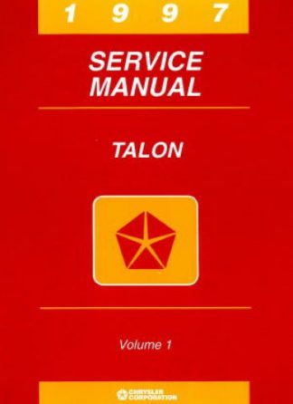 Eagle Talon Service Manual 1997