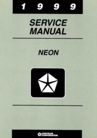 Dodge Neon Service Manual 1999