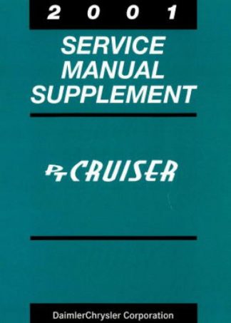 Chrysler PT Cruiser Service Manual Supplement 2001