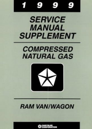 Dodge Ram and Wagon Service Manual Supplement 1999