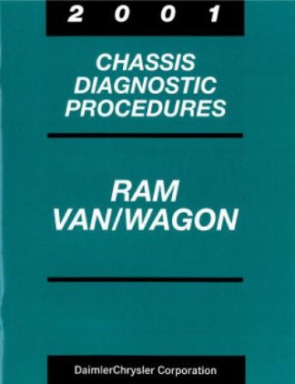 Dodge Ram Van and Wagon Chassis Diagnostic Procedures Manual 2001 Used