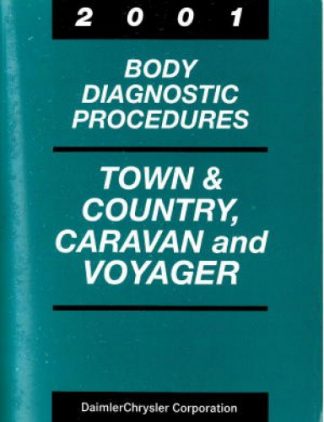 Town and Country Caravan and Voyager Body Diagnostic Procedures 2001 Used