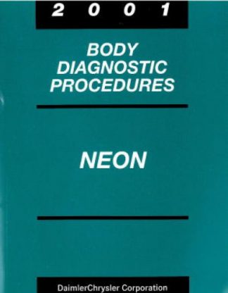 Dodge Neon Body Diagnostic Procedures 2001 Used