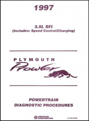Plymouth Prowler Powertrain Diagnostic Procedures Manual 1997 Used