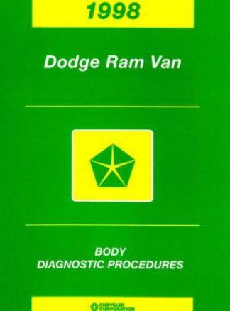 2002 DODGE DURANGO BODY DIAGNOSTICS PROCEDURES Service Repair Shop Manual OEM 