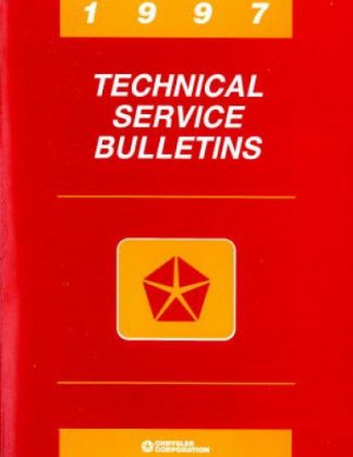 Chrysler Plymouth Dodge Jeep Eagle Technical Revisions and Service Bulletins Manual Used 1997