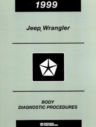 Jeep Wrangler Body Diagnostic Procedures 1999 Used