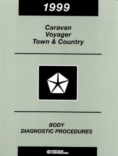 2000 DODGE CARAVAN BODY Diagnostic Procedures Service Shop Repair Manual OEM 