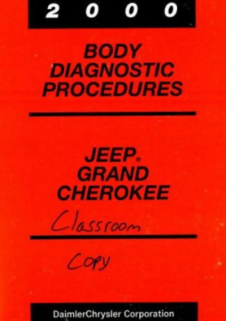 Jeep Grand Cherokee Body Diagnostic Procedures Manual 2000 Used