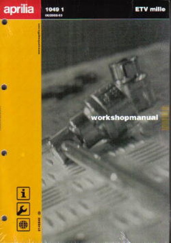 Official 2002-2003 Aprilia ETV Mille Workshop Manual